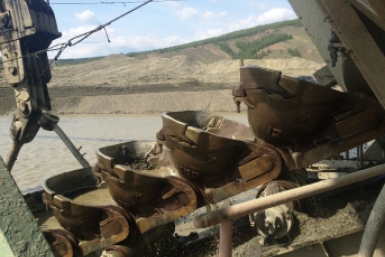 Драга, золотодобыча Юлия Чухломина, ИА MagadanMedia