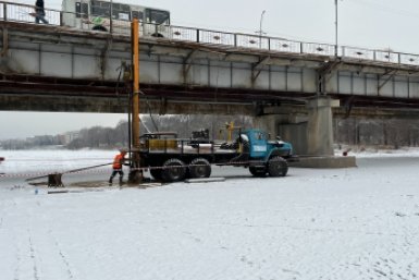 Бурить скважины на р. Бира начали в Биробиджане