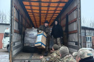 Гуманитарный груз АО &quotТруд&quot доставили в зону СВО в канун Дня защитника Отечества Предоставлено пресс-службой АО &quotТруд&quot