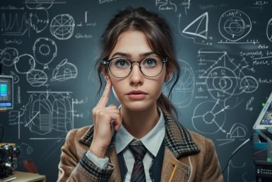 Тематическое фото ИИ Кандинский (18+)