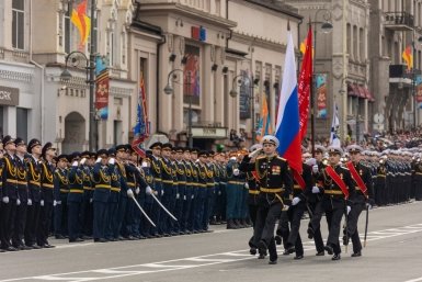 Парад Победы во Владивостоке в 2024 году ИА PrimaMedia