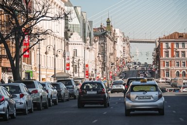 Улицы Владивостока преображаются к 80-й годовщине Победы в Великой Отечественной войне 1941–1945 годов Илья Аверьянов, ИА PrimaMedia