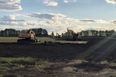 В Лузино строят крупнейший тепличный комплекс