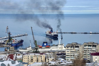 Паромная переправа &quotВанино-Холмск&quot Юрий Гуршал, ИА SakhalinMedia