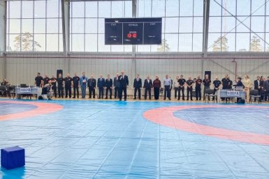 Карелин открыл турнир по греко-римской борьбе в Чите