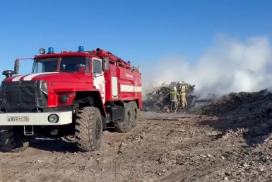 Пожар на свалке в Улётах локализовали на площади 1 га