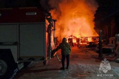 В Якутии короткое замыкание спровоцировало смертельный пожар в доме пресс-служба МЧС по Якутии