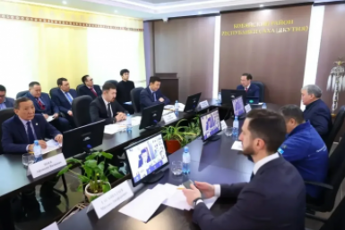 Глава Якутии проверил подготовку к Ысыаху Олонхо в Кобяйском районе  Андрей Сорокин, ЯСИА