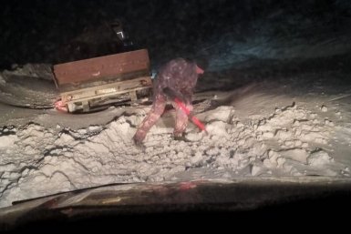 С места происшествия из соцсетей