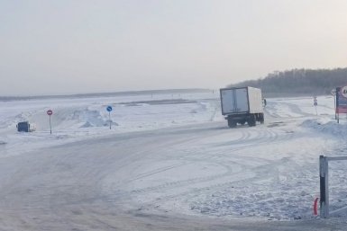 Грузоподъёмность зимника Якутск–Нижний Бестях выросла до 40 тонн пресс-служба Упрдор Вилюй