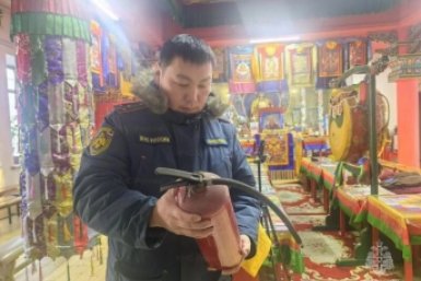 МЧС Забайкалья проверяет пожарную безопасность в дацанах перед праздником Белого месяца