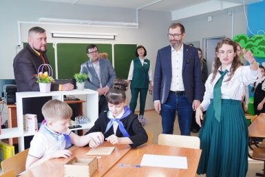 В Черемхове открылась обновленная школа после реконструкции Мария Иванова