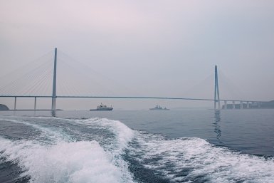 Суда в бухте Золотой Рог ИА PrimaMedia