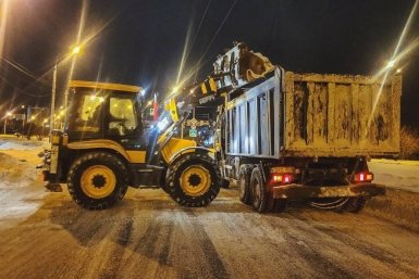 67% месячной нормы снега выпало в Иркутске за прошедшую ночь Пресс-служба администрации города