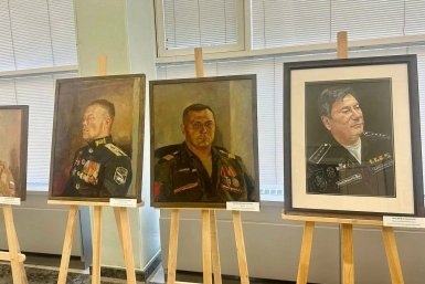 Иркутская область представила портреты участников СВО на выставке в Госдуме РФ Пресс-служба облправительства