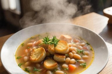 В пост можно: фасолевый суп с секретным ингредиентом - сила в каждой ложке