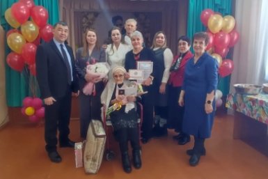 Столетний юбилей отметила жительница Олёкминского района из личного архива