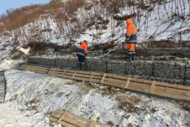 Противооползневые конструкции пресс-служба министерства транспорта и дорожного хозяйства Сахалинской области