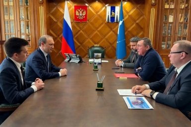 Встреча в правительстве Сахалинской области пресс-служба правительства Сахалинской области