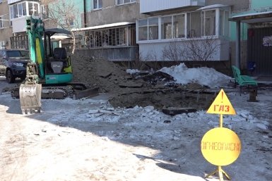 Газоснабжение домов на ул. Невской в Биробиджане пообещали восстановить к концу дня