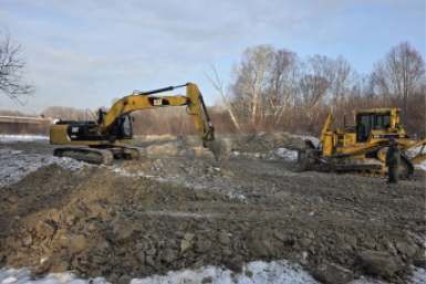 В Хабаровском крае расчищают русло реки Силинка с опережением графика Предоставлено пресс-службой Росводресурсов