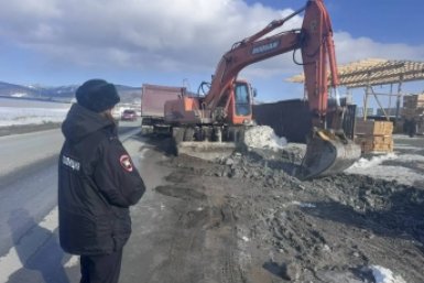 В Южно-Сахалинске ликвидируют незаконные съезды на юго-западном объезде пресс-служба министерства транспорта и дорожного хозяйства Сахалинской области