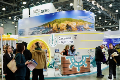 Стенд Сахалинской области на международной выставке туризма и гостеприимства MITT-2026 пресс-служба министерства туризма Сахалинской области