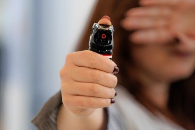 "Весна в голову ударила?": во Владике мадам натравила пса и перцовку на женщину