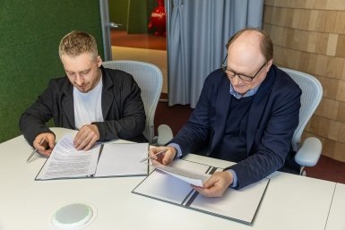 Дмитрий Масюк и Владимир Толстой пресс-служба Яндекса