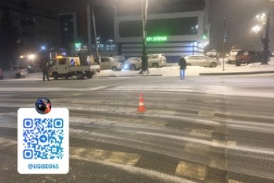 Женщина попала под колеса не нерегулируемом пешеходном переходе в Южно-Сахалинске пресс-служба Госавтоинспекции Сахалинской области