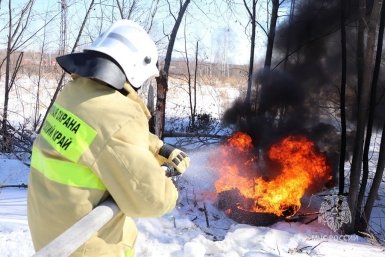В Хабаровском крае отработали ликвидацию ландшафтных пожаров Предоставлено пресс-службой ГУ МЧС России по Хабаровскому краю
