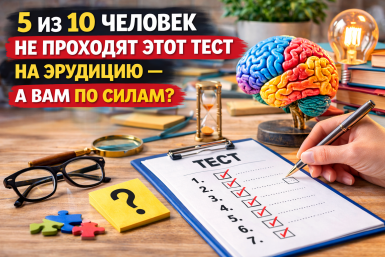 5 из 10 человек не проходят этот тест на эрудицию — а вам по силам?