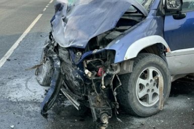 На "находкинской" трассе погиб водитель при обгоне по встречке