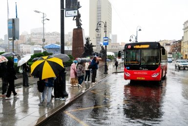 Дождь со снегом накроет столицу ДФО в субботу - прогноз