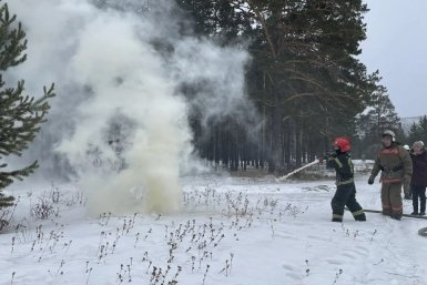В Улан-Удэ прошли учения по тушению лесного пожара администрация г. Улан-Удэ