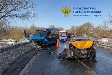 Прокуратура контролирует проверку после ДТП с маршруткой в ТиНАО