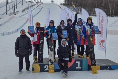 Сахалинец взял серебро на Спартакиаде по сноуборду пресс-служба министерства спорта Сахалинской области