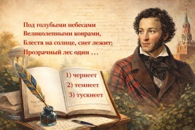 Пушкинский тест: кто закончит стих Александра Сергеевича за 5 секунд, тот ас в литературе