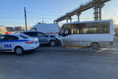 В Улан-Удэ 10 человек пострадали в ДТП с автобусом