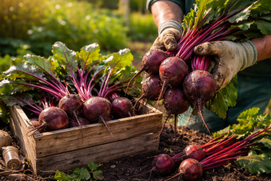 Не свёкла, а бордовый мёд: Мякоть сочная — урожай щедрый, до 10 кг/м²