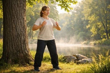 Просто стою как дерево — и забываю о стрессе и болях: как 1 китайское упражнение заменит фитнес