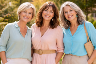 Эти цвета в одежде визуально омолаживают — три беспроигрышных варианта на весну-лето