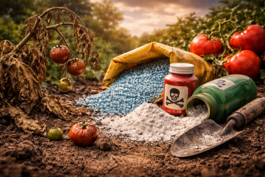 Томаты проклинают эти удобрения — кусты становятся слабыми, а плоды мелкими и безвкусными