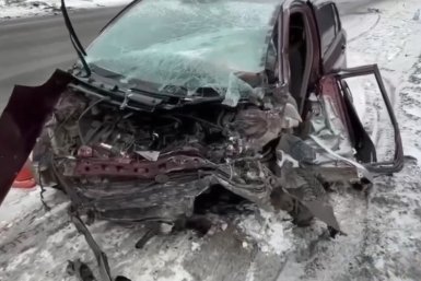 Трое взрослых и младенец пострадали в жестком лобовом ДТП в Нижнеудинском районе