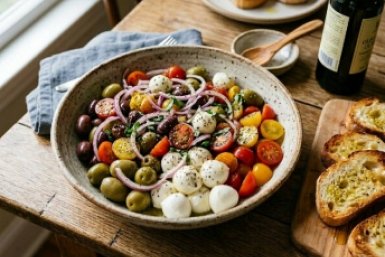 Муж подумал, что я заказала это в ресторане: как за 10 минут сделать средиземноморский шедевр из черри и моцареллы