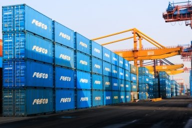 Судно, порт, причал, контейнеры Евгений  Кулешов, ИА PrimaMedia.ru