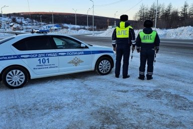 Тематическое фото ГИБДД УМВД России по Магаданской области