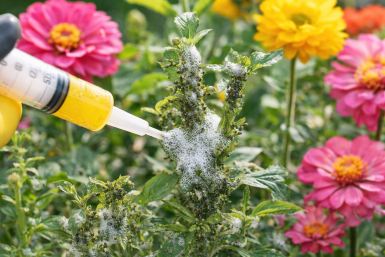 Нашла мощнейшую управу на тлю — теперь цветы в безопасности на все лето