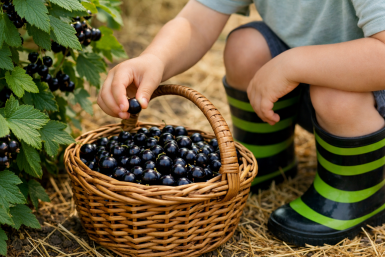 Забудьте про химию: эти 3 "пинка" творят чудеса со смородиной — сладкая, крупная, как с картинки