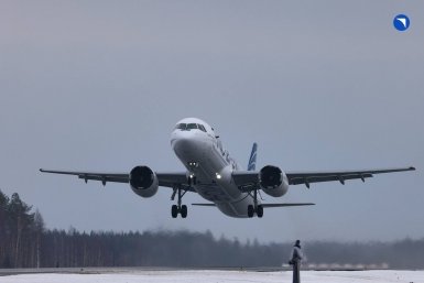 ОАК опубликовала впечатляющие кадры МС-21 на испытаниях в условиях обледенения